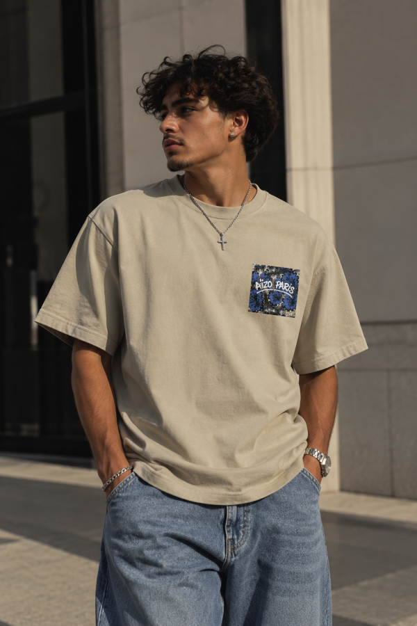 7c4f6f8b-f389-4e84-ba4b-5f9e198e99db T-shirt à poche avant – Aïzo Paris (vue 2)
