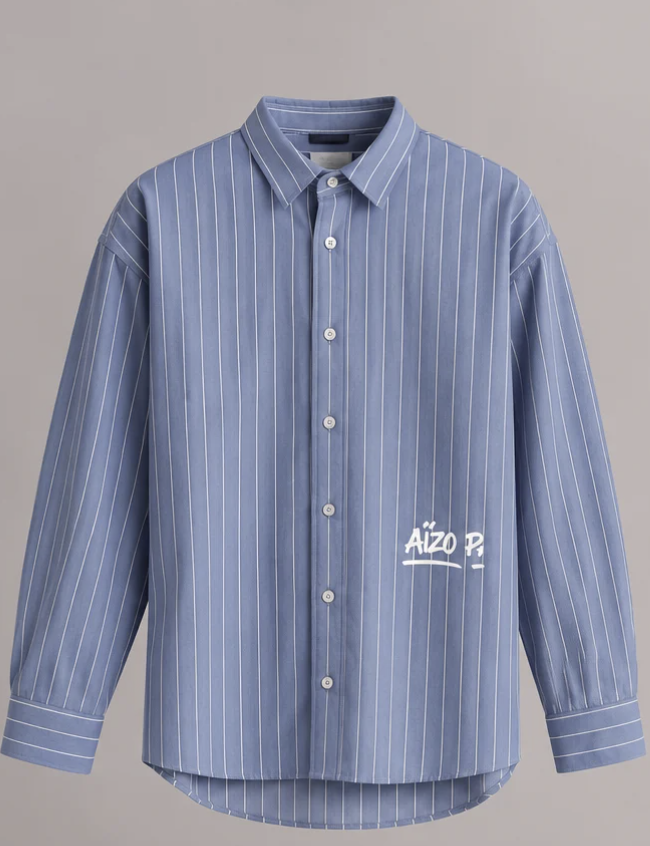 Chemise rayée oversize – Aïzo Paris