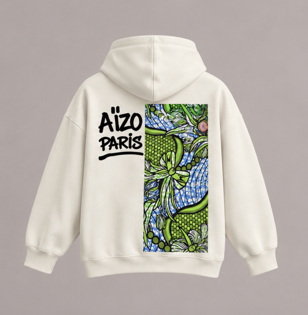 Hoodie – Wax Adja – Aïzo Paris