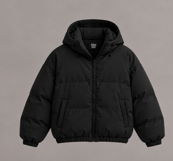 Veste doudoune – Wax Sodabi – Aïzo Paris (vue 2)
