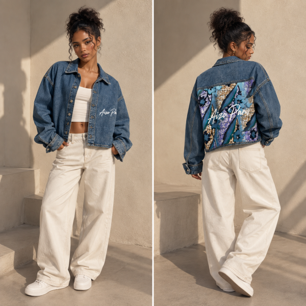 Image ChatGPT 29 sept. 2026, 15_41_31 Veste denim – Wax Dokan – Aïzo Paris (vue 3)