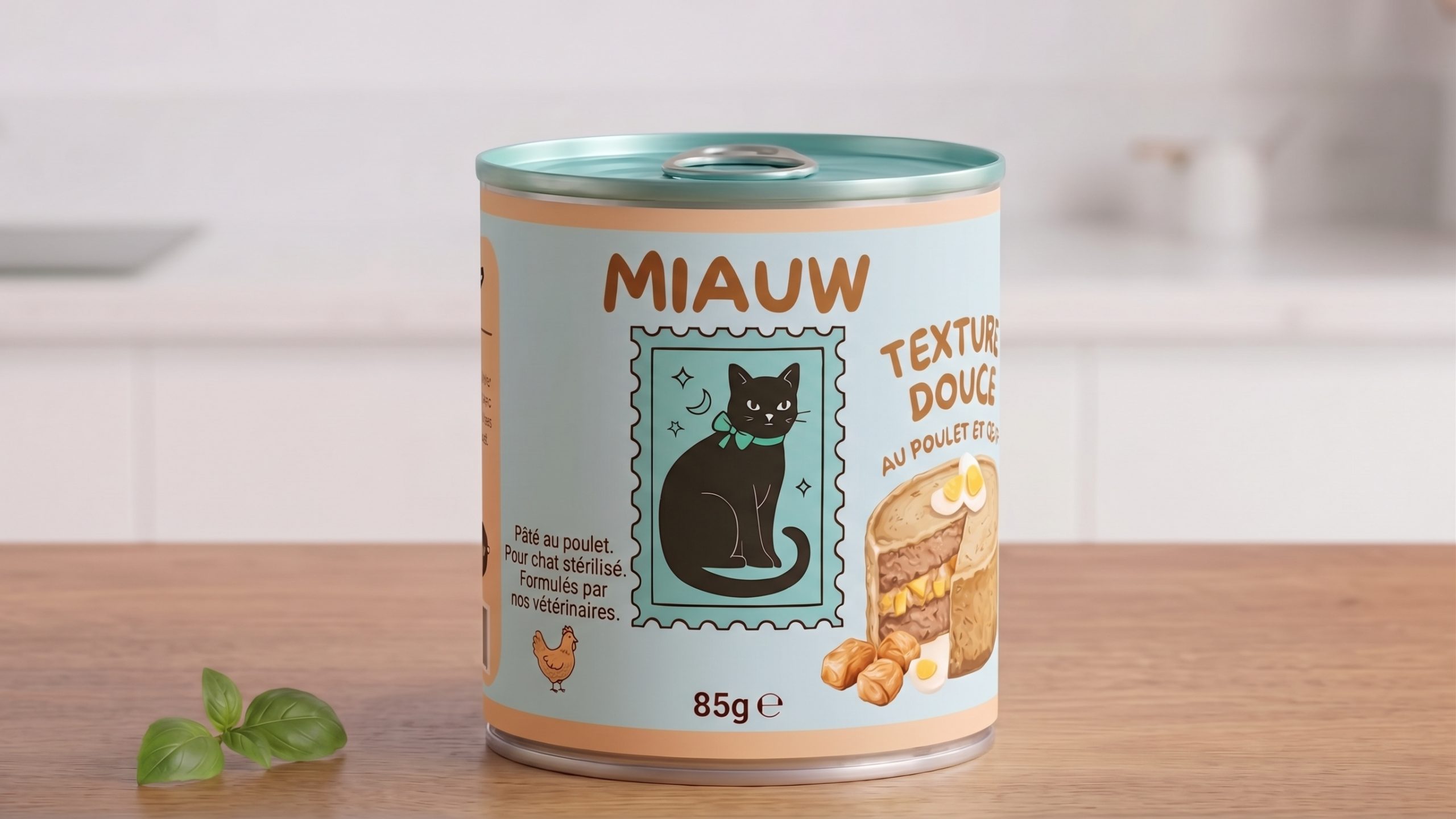 Pâtée au poulet chats stérilisés (85g) – Image 1