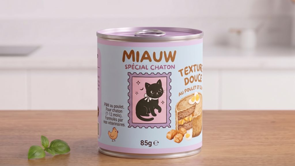 Pâtée au poulet spécial chaton (85g)