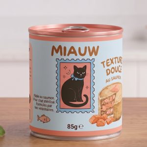 Pâtée au saumon chats stérilisés (85g)