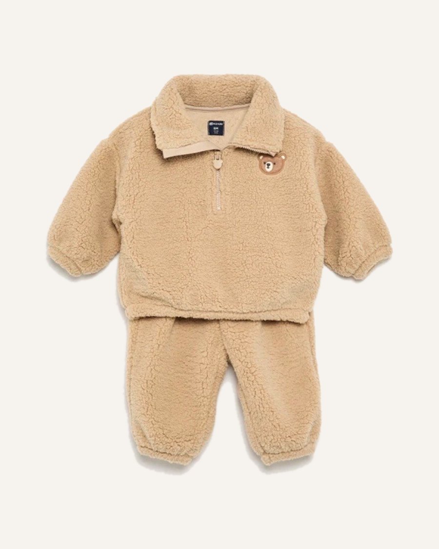 Ensemble sweat et pantalon en sherpa - Kidobox
