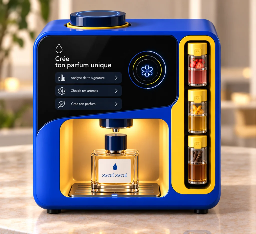 Machine sweet sweat édition POP, bleue et jaune